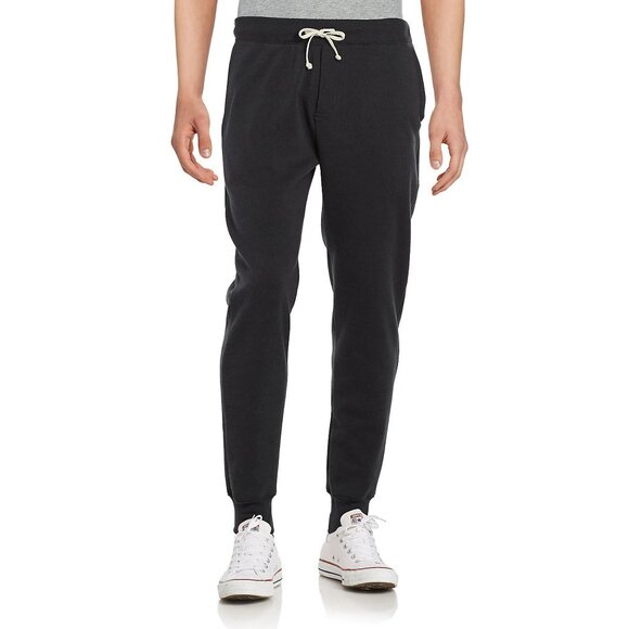 Hanes Brand Alternative Apparel Fleece Mens Black Sweat Pants Large AGSB78 - Picture 1 of 3
